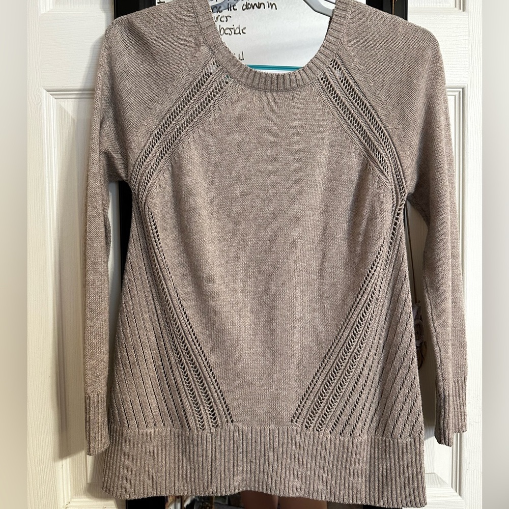Brown light and soft sweater